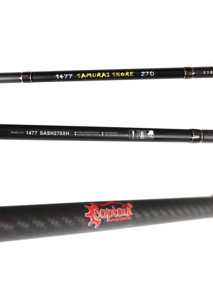 1477 Samurai 2 Parça Shore Jig Kamışı 30-120GR Atar modelleri