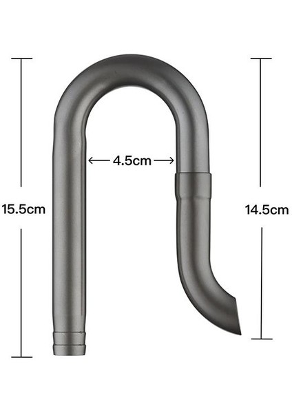 Chihiros Metal Jet Pipe Pro Set Black L 16-22MM indirimleri