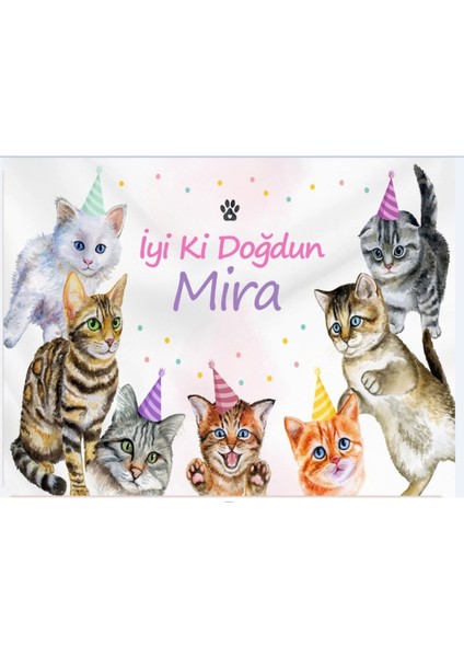 Doğum Günü Arka Fon Flama Afiş Duvar Halısı 150X100CM Banner( Resim ve Yazı Değiştirilebilir)