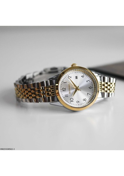 HM25508S02-3 Çelik Kordonlu Kadın Kol Saati