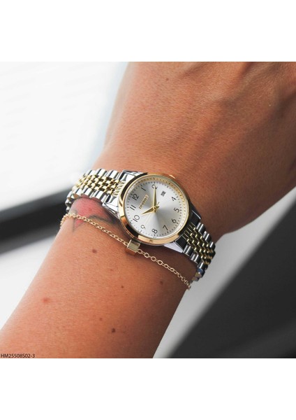 HM25508S02-3 Çelik Kordonlu Kadın Kol Saati modelleri