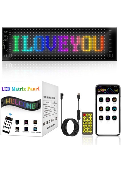 10X35 Cama Yapışan Matrıx Panel LED Ekran