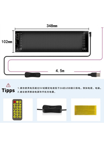 10X35 Cama Yapışan Matrıx Panel LED Ekran fiyatları