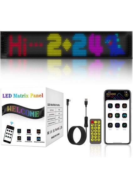12X60 Cama Yapışan Matrıx Panel LED Ekran