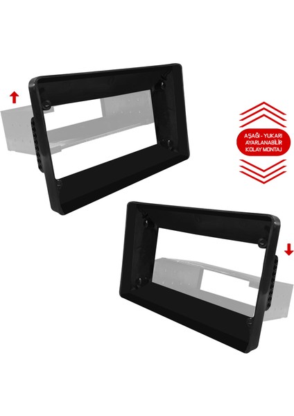 9'' Android Oto Tablet Çerçeve Universal Navex fırsatları