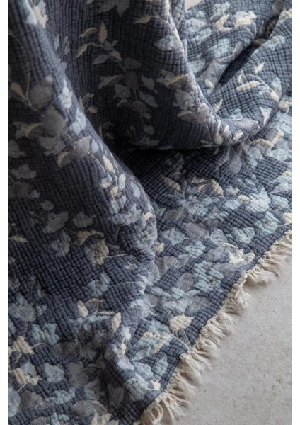 Marbella Indigo Çift Kişilik Pike/yatak Örtüsü fırsatları