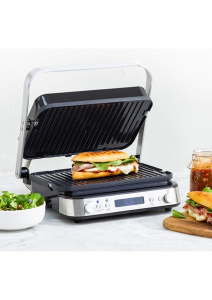 Bistro Thermolon Seramik Yüzeyli Çelik Grill Tost Makinesi indirimleri