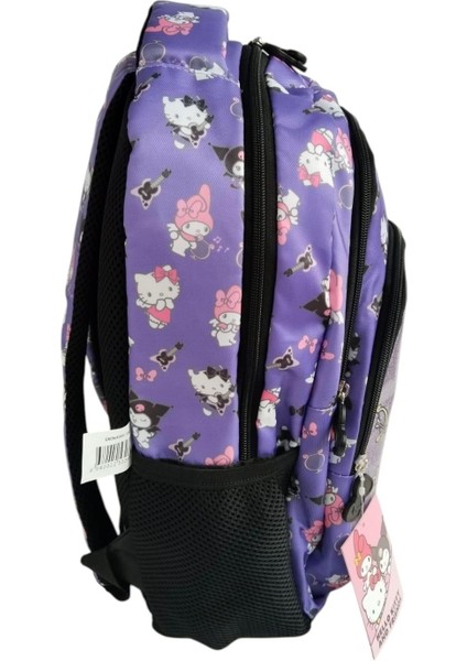 Hello Kitty ve Kuromi Angels And Devil Okul Sırt Çantası 3260 modelleri