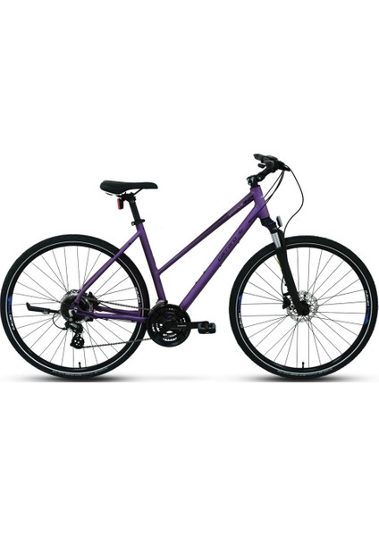 Sportive 226 Kadın Şehir Bisikleti 24 Vites Hidrolik Disk Full Shimano 45 cm Kırmızı Mor