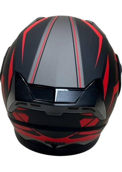 Jk Kask Çene Açılır Siyah Kırmızı L indirimleri