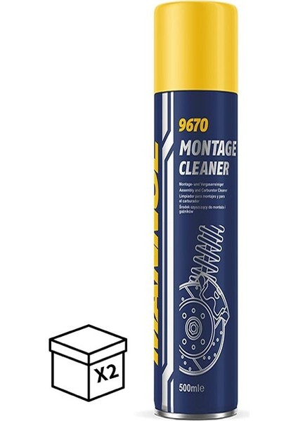 MN9670 Montage Cleaner 500 ml 2 Adet