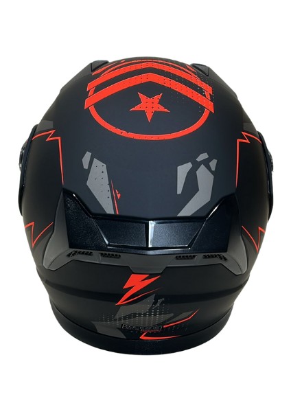 Jk Kask Çene Açılır Mat Siyah Kırmızı 4 L indirimleri