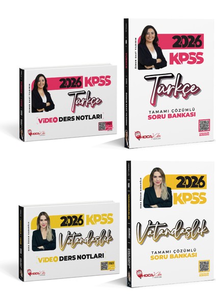 2026 Türkçe Soru- Türkçe Video-Vatandaşlık Soru -Vatandaşlık Video 4 Lü Set