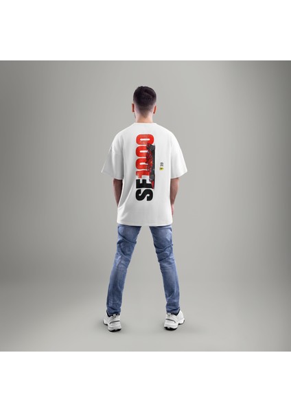 Unisex Ferrari SF1000 Baskılı Oversize Pamuklu Tshirt fiyatları