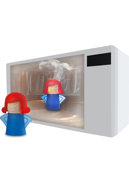 Gravillon Kadın Figürlü Mikrodalga Temizleyici