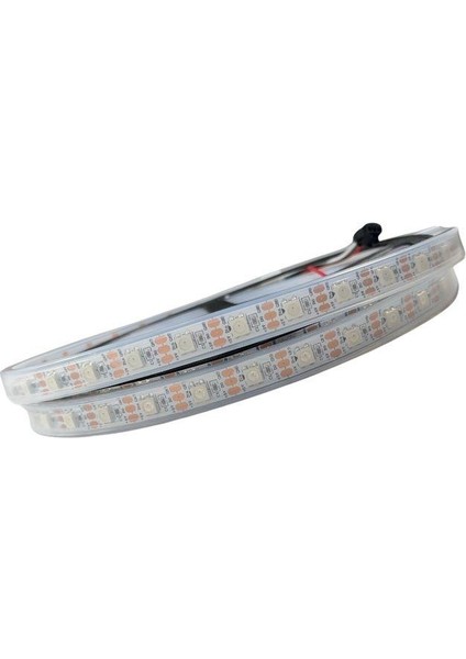5V Adreslenebilir WS2812B Argb Pixel Şerit LED IP67 M:60LED 5m Magic LED fırsatları