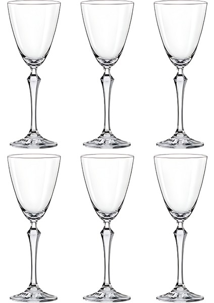 Crystalex Elisabeth Beyaz İçecek Kadehi (6’lı Set) 190 ML modelleri