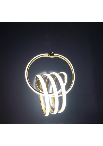 Gold Modern Şık LED Avize