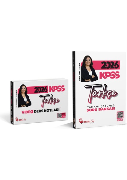 2026 Kpss Türkçe Soru Bankası-Türkçe Video Notlar 2 Li Set