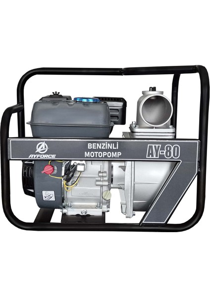 Ay-80 Su Motoru 3'' Yüksek Basınc 3 Inc Benzinli Su Motoru 40 Metre Dik Basınç