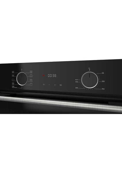 & Hoover Vitroseramik Elektrikli Siyah Ankastre Set ( QBL62CS + MS261 + HDG6C1GBTK )