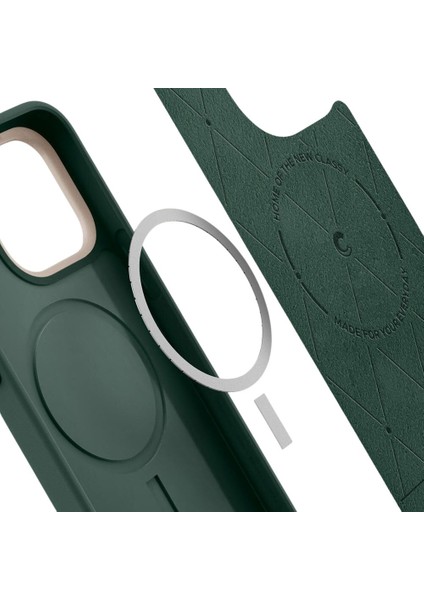 Ciel by CYRILL iPhone 15 Pro Kılıf Kajuk Mag MagSafe özellikli Forest Green - ACS06772 fırsatları