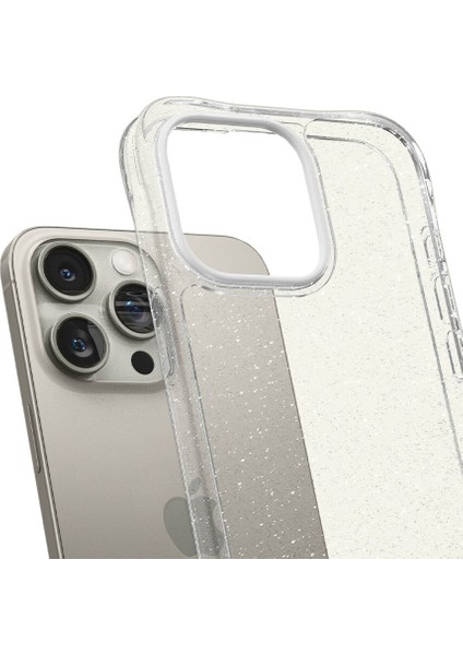 Ciel by CYRILL iPhone 15 Pro Kılıf Cecile Clear Glitter - ACS06764 fırsatları