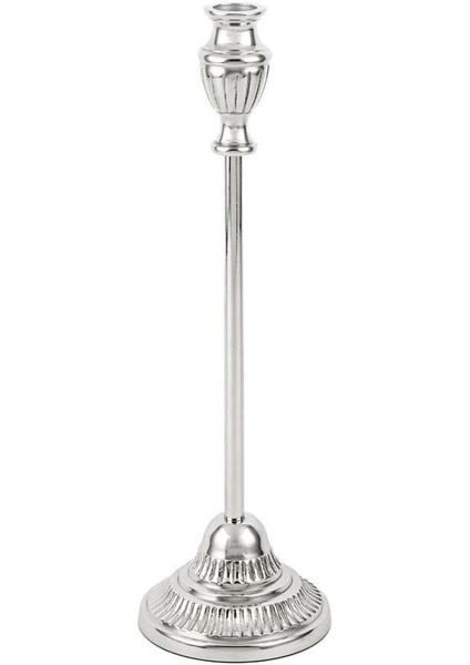 Silver Metal Mumluk 10X34 cm