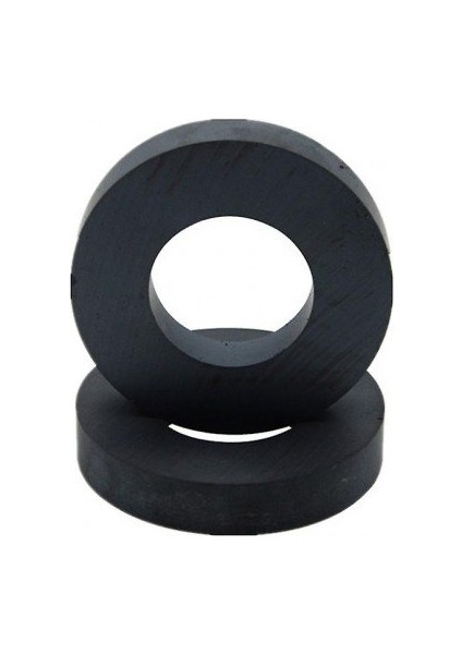 2 Adet Ferrit Mıknatıs, 80MM x D40MM x 15MM Güçlü Ferrit Kömür Seramik Halka Mıknatıs modelleri