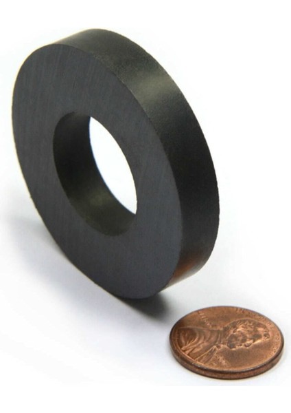 2 Adet Ferrit Mıknatıs, 80MM x D40MM x 15MM Güçlü Ferrit Kömür Seramik Halka Mıknatıs indirimleri
