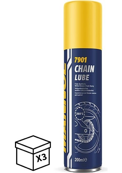 Chaın Lube 200 ml 3 Adet