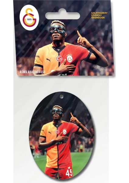 Galatasaray Resmi Lisanslı Asma Oto Kokusu ( Vıctor Osımhen Kokusu )
