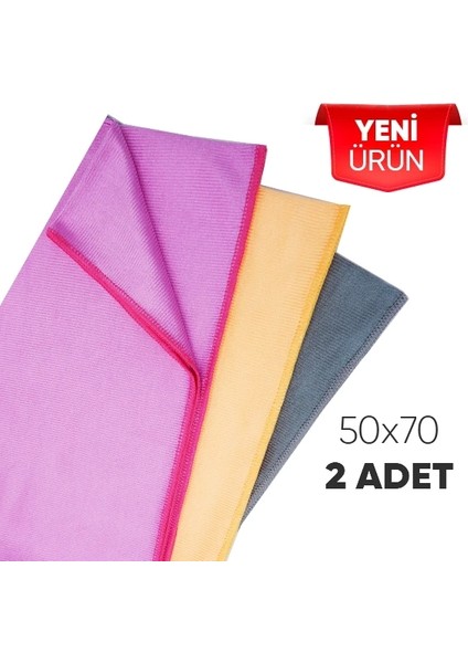 Çizgili Cam Bezi 2 Adet 50X70 cm