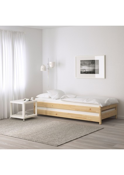 Åfjäll Yatak 80 x 200 cm Beyaz Tek Kişilik Orta Sert Süngerli Kılıflı fiyatları