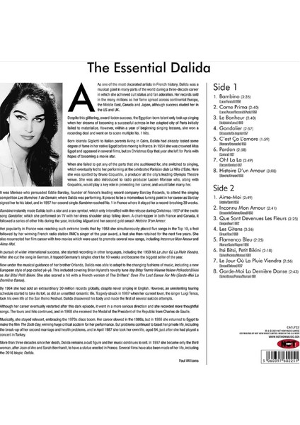 The Essentıal Dalida (180G Vınyl Lp) fiyatları