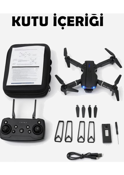 C5 Katlanabilir 4K Wifi Kameralı Drone | 360° Takla | Headless Mod | 2 Batarya | Taşınabilir Hafif Tasarım | Mobil Uyumlu | Çocuk ve Yetişkinlere Uygun indirimleri