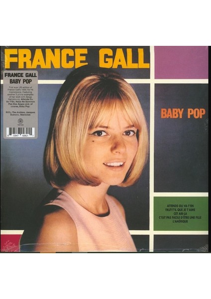 Baby Pop France Gall - Baby Pop (Vinil Lp - 1966 - Abd - Yeniden Basım)