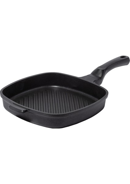 Martı 26 cm Döküm Izgara Tava Kare