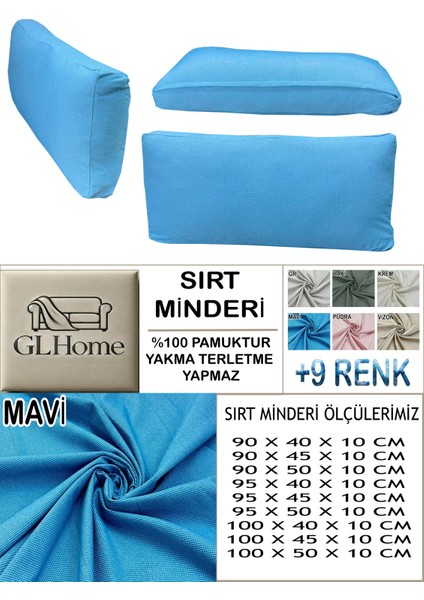 %100 Pamuk Petek 4 Adet Sırt Minderi Kılıfı
