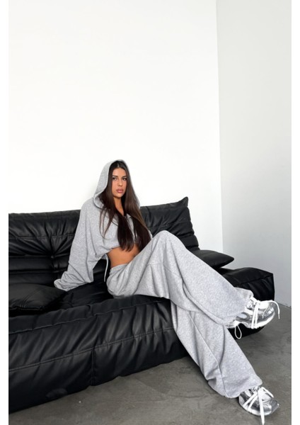 Bol Kesim Baggy Eşofman Altı Lastikli Paça Erkek Kadın Uyumlu Siyah/gri/füme modelleri