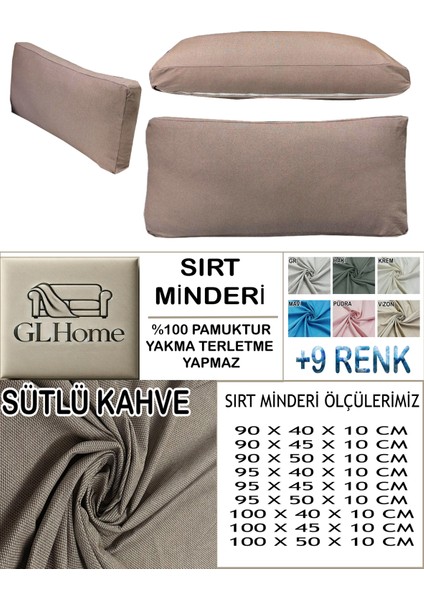 %100 Pamuk Petek 4 Adet Sırt Minderi Kılıfı