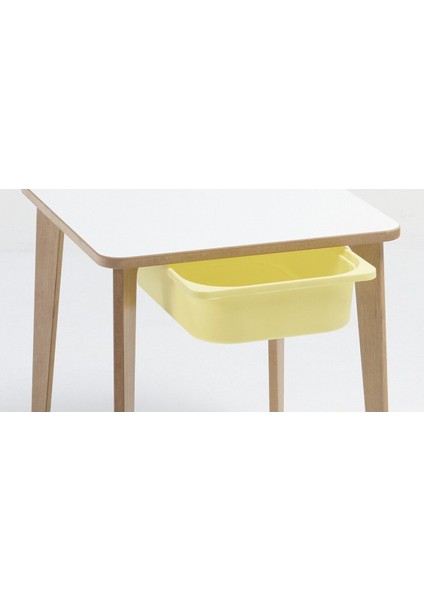 Yaz Sil Yüzeyli Çocuk Aktivite Masası - Kare - Sepetli fiyatları