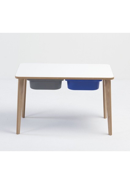 Yaz Sil Yüzeyli Çocuk Aktivite Masası - Dikdörtgen - Çift Sepetli indirimleri