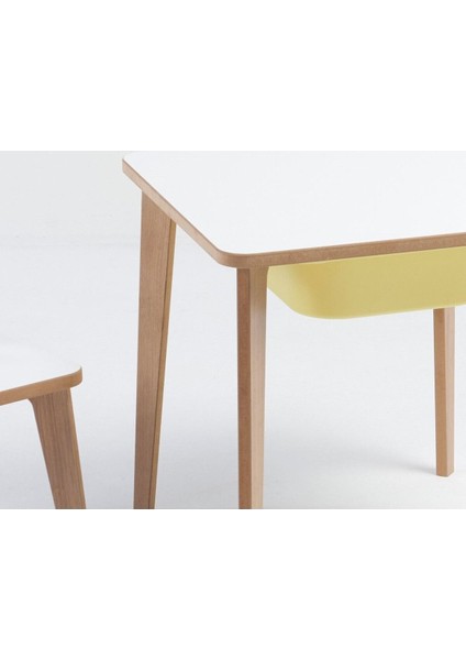 Depolama Hazneli Çocuk Aktivite Masa Sandalye Takımı - Tavşan Figürlü - Kare Masa fırsatları