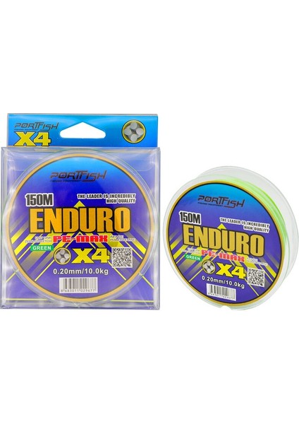 Portfish Enduro 4 Kat Ip Misina 150 mt Yeşil 0,14MM fiyatları