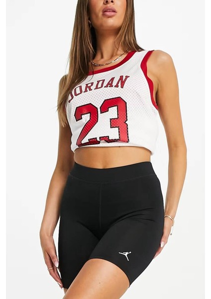 Jordan Essentials Legging Tight Fit Shorts Black Kadın 7" Tayt Şort Siyah