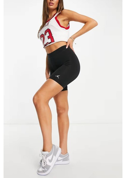 Jordan Essentials Legging Tight Fit Shorts Black Kadın 7" Tayt Şort Siyah fırsatları