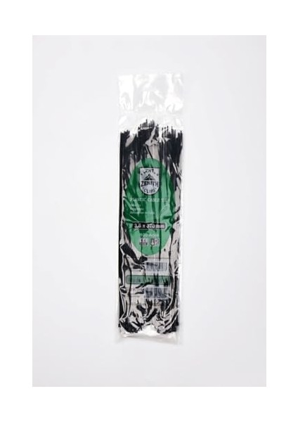 3,6X370 Siyah Kablo Bağı & Plastik Kelepçe & Cırt Kelepçe 100 Adet (Paket) fiyatları