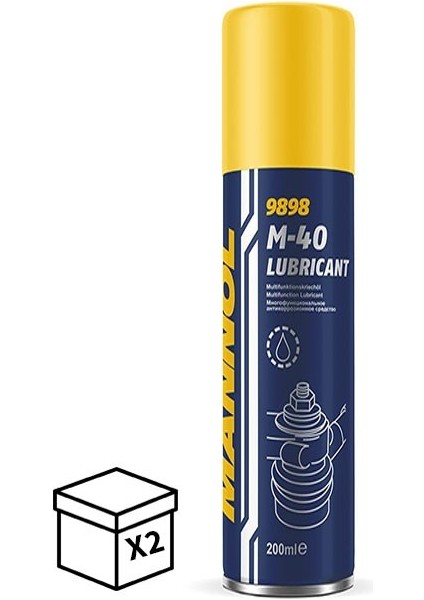 MN9898-0.200 ml M-40 Lubrıcant 200 ml 2 Adet