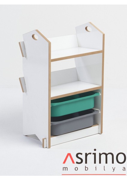 Çocuk Aktivite Kitaplık Saklama Ünitesi